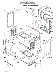 04 - Chassis Parts parts for Estate Range TGP305TT1 from AppliancePartsPros.com