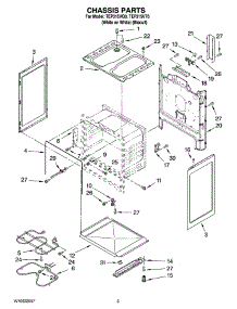 03 - Chassis Parts parts for Estate Range TEP315VT0 from AppliancePartsPros.com
