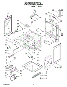 03 - Chassis Parts parts for Estate Range TES355VQ0 from AppliancePartsPros.com