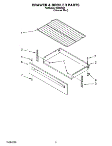 04 - Drawer & Broiler Parts parts for Estate Range TES326VD0 from AppliancePartsPros.com