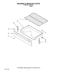 04 - Drawer & Broiler Parts parts for Estate Range TEP340VQ0 from AppliancePartsPros.com