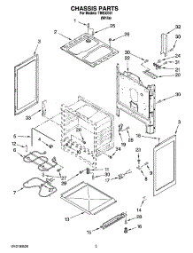 03 - Chassis Parts parts for Estate Range TME30101 from AppliancePartsPros.com