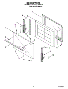 05 - Door Parts, Optional Parts parts for Estate Range TEP315VQ0 from AppliancePartsPros.com