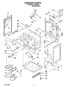 03 - Chassis Parts parts for Estate Range TES356VD0 from AppliancePartsPros.com