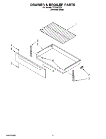04 - Drawer & Broiler Parts parts for Estate Range TES356VD0 from AppliancePartsPros.com