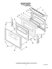 06 - Door Parts parts for Estate Range TGS326VD0 from AppliancePartsPros.com