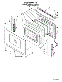 05 - Door Parts, Optional Parts (Not Included) parts for Estate Range TES325VQ0 from AppliancePartsPros.com