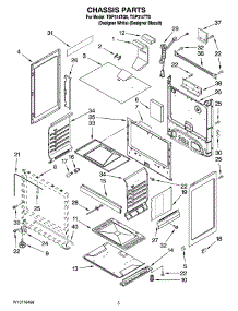 04 - Chassis Parts parts for Estate Range TGP314TT0 from AppliancePartsPros.com