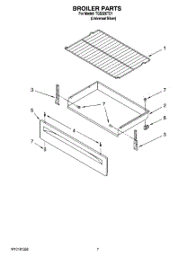 05 - Broiler Parts parts for Estate Range TGS326TD1 from AppliancePartsPros.com
