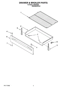 05 - Drawer & Broiler Parts, Optional Parts parts for Estate Range TES356TD1 from AppliancePartsPros.com