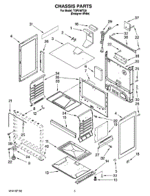 04 - Chassis Parts parts for Estate Range TGP310TQ0 from AppliancePartsPros.com