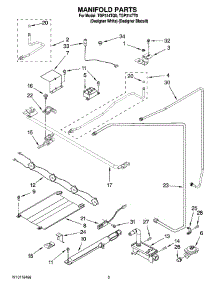 03 - Manifold Parts parts for Estate Range TGP314TQ0 from AppliancePartsPros.com