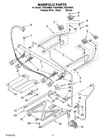 03 - Manifold Parts parts for Estate Range TGS325MT6 from AppliancePartsPros.com