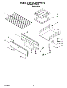 05 - Oven & Broiler Parts parts for Estate Range TGP300TQ0 from AppliancePartsPros.com