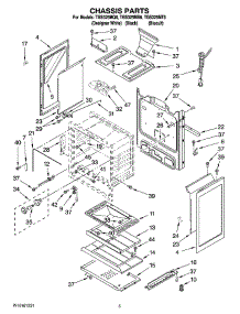 04 - Chassis Parts parts for Estate Range TGS325MQ6 from AppliancePartsPros.com