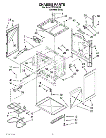 03 - Chassis Parts parts for Estate Range TES326RD4 from AppliancePartsPros.com