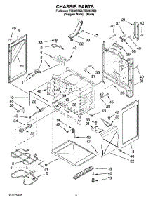 03 - Chassis Parts parts for Estate Range TES355TB0 from AppliancePartsPros.com