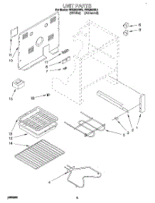 04 - Unit, Lit / Optional parts for Estate Range FES350BW0 from AppliancePartsPros.com