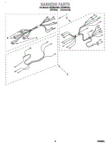 06 - Harness parts for Estate Range FES350BW0 from AppliancePartsPros.com