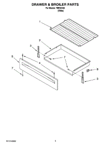04 - Drawer & Broiler Parts parts for Estate Range TME30100 from AppliancePartsPros.com