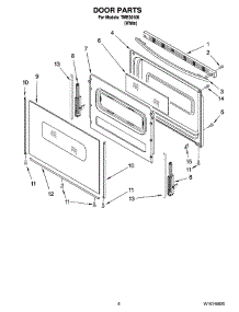 05 - Door Parts, Optional Parts parts for Estate Range TME30100 from AppliancePartsPros.com