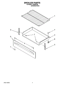 05 - Broiler Parts parts for Estate Range TGS326TD0 from AppliancePartsPros.com