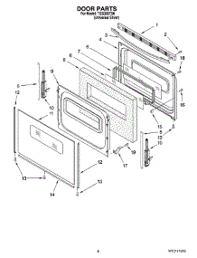 06 - Door Parts, Optional Parts (Not Included) parts for Estate Range TGS326TD0 from AppliancePartsPros.com