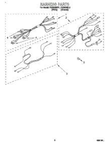 06 - Harness parts for Estate Range FES350BW1 from AppliancePartsPros.com