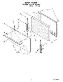 05 - Door Parts, Optional Parts parts for Estate Range TEP315TV0 from AppliancePartsPros.com