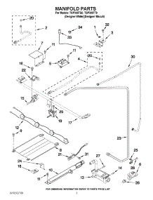 03 - Manifold Parts parts for Estate Range TGP305TT0 from AppliancePartsPros.com