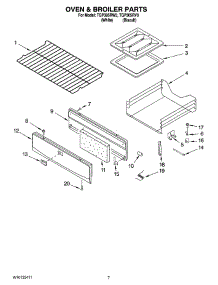 05 - Oven & Broiler Parts parts for Estate Range TGP305RW3 from AppliancePartsPros.com
