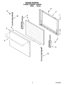 06 - Door Parts, Optional Parts parts for Estate Range TGP305RV3 from AppliancePartsPros.com