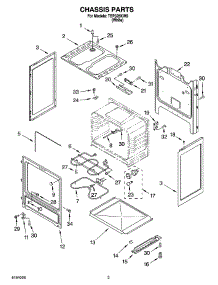 03 - Chassis Parts parts for Estate Range TEP325KW0 from AppliancePartsPros.com