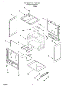 03 - Chassis parts for Estate Range TEP325EW0 from AppliancePartsPros.com