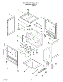 03 - Chassis parts for Estate Range TES325EW0 from AppliancePartsPros.com