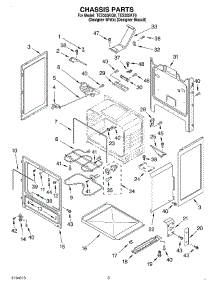 03 - Chassis parts for Estate Range TES355KQ0 from AppliancePartsPros.com
