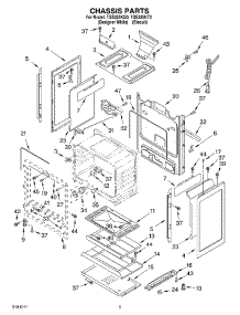 04 - Chassis parts for Estate Range TGS325KQ0 from AppliancePartsPros.com