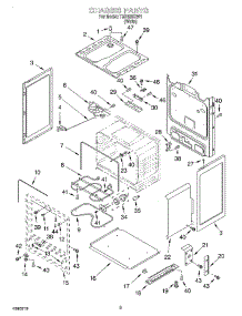 03 - Chassis parts for Estate Range TES325GW1 from AppliancePartsPros.com