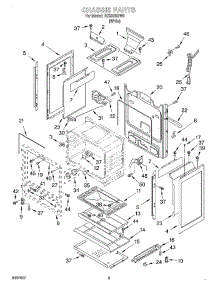 04 - Chassis parts for Estate Range TGS325GW6 from AppliancePartsPros.com