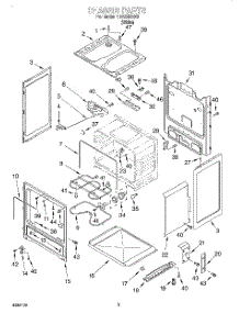 03 - Chassis parts for Estate Range TES325GW0 from AppliancePartsPros.com