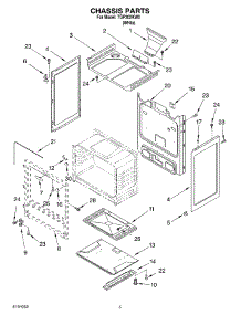 04 - Chassis parts for Estate Range TGP302KW0 from AppliancePartsPros.com