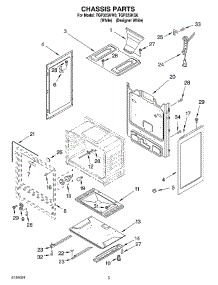 04 - Chassis parts for Estate Range TGP325KQ0 from AppliancePartsPros.com