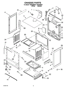 04 - Chassis Parts parts for Estate Range TGP305RV2 from AppliancePartsPros.com
