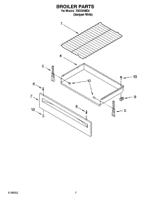 05 - Broiler Parts parts for Estate Range TGS325MQ4 from AppliancePartsPros.com