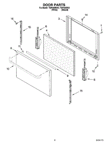 06 - Door Parts, Optional Parts parts for Estate Range TGP305RV2 from AppliancePartsPros.com