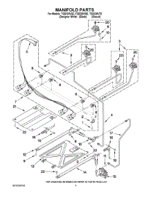 03 - Manifold Parts parts for Estate Range TGS325VT2 from AppliancePartsPros.com
