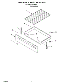 04 - Drawer & Broiler Parts parts for Estate Range TES325MQ3 from AppliancePartsPros.com
