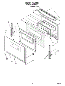 05 - Door Parts, Optional Parts parts for Estate Range TES325MQ3 from AppliancePartsPros.com