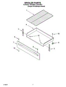 05 - Broiler Parts parts for Estate Range TGS325MQ3 from AppliancePartsPros.com