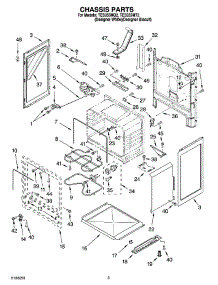 03 - Chassis Parts parts for Estate Range TES355MT2 from AppliancePartsPros.com